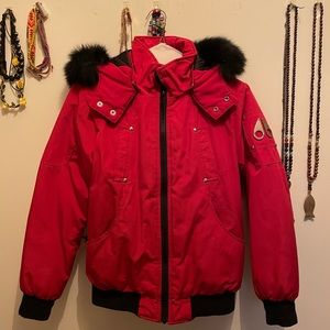 MOOSE KNUCKLERS - KIDS M - RED - REALLY GOOD CONDITION